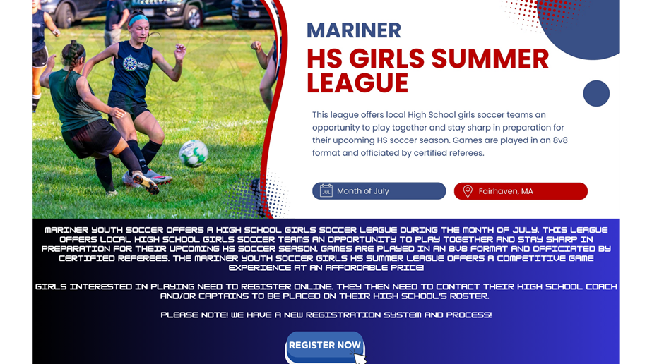 Highschool Summer League Registration Now Open