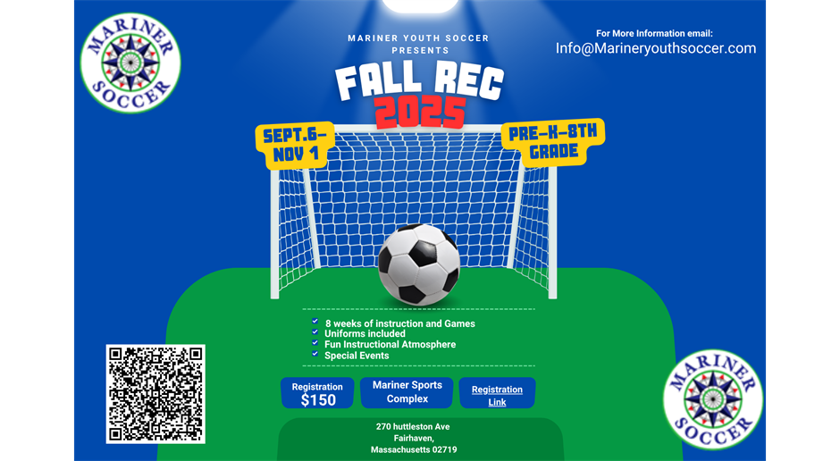 Fall Rec Registration is Open 
